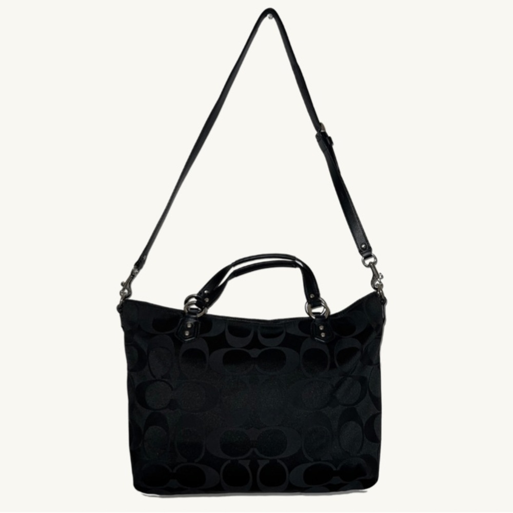 Coach F25290 Campbell Signature Izzy Satchel Purse Laptop Bag - Picture 2 of 9